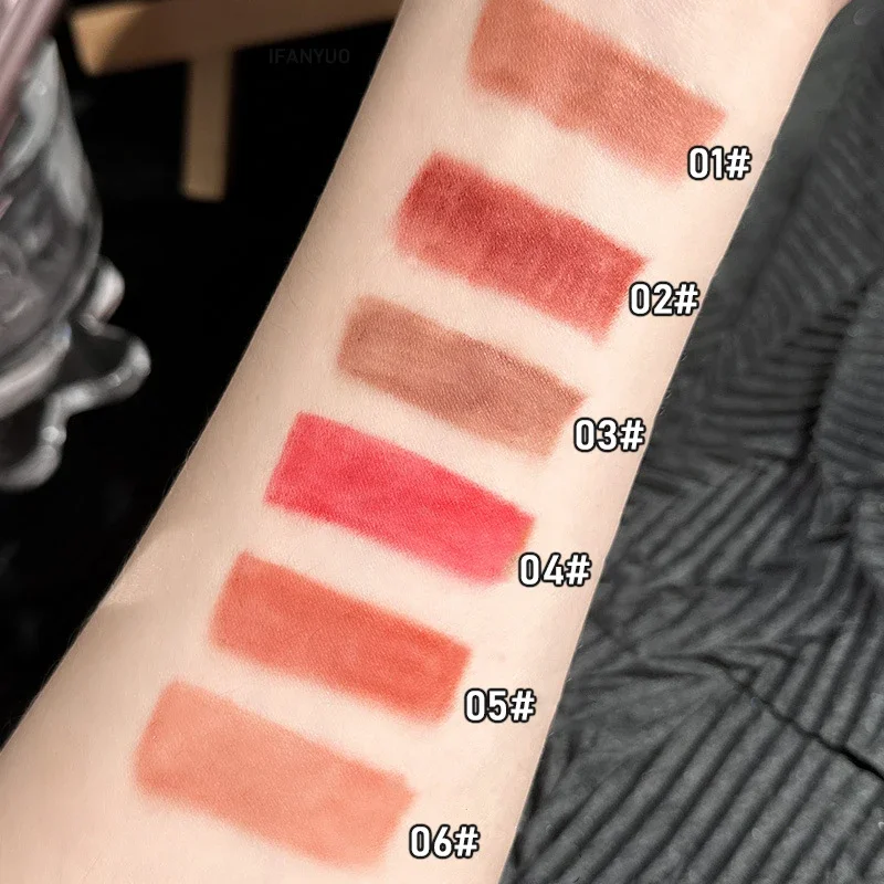 Rotativo delineador de labios Nude rojo marrón lápiz labial impermeable de larga duración mate línea de contorno de labios lápiz de tallado maquillaje femenino