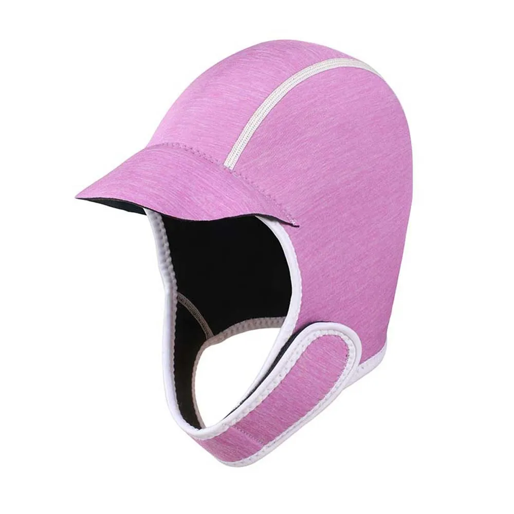 Men&Women Diving Hood Brim Surfing Helmet Swimwear Elastic Outdoor Seaside Swimming Caps Diving Hat Ear Protect Swim Pool Hat