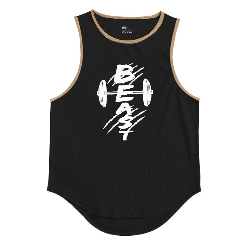 

BEAST New Arrivals Bodybuilding Stringer Tank Top Gym Sleeveless Shirt Men Fitness Vest Singlet Sportswear Workout Tank Top