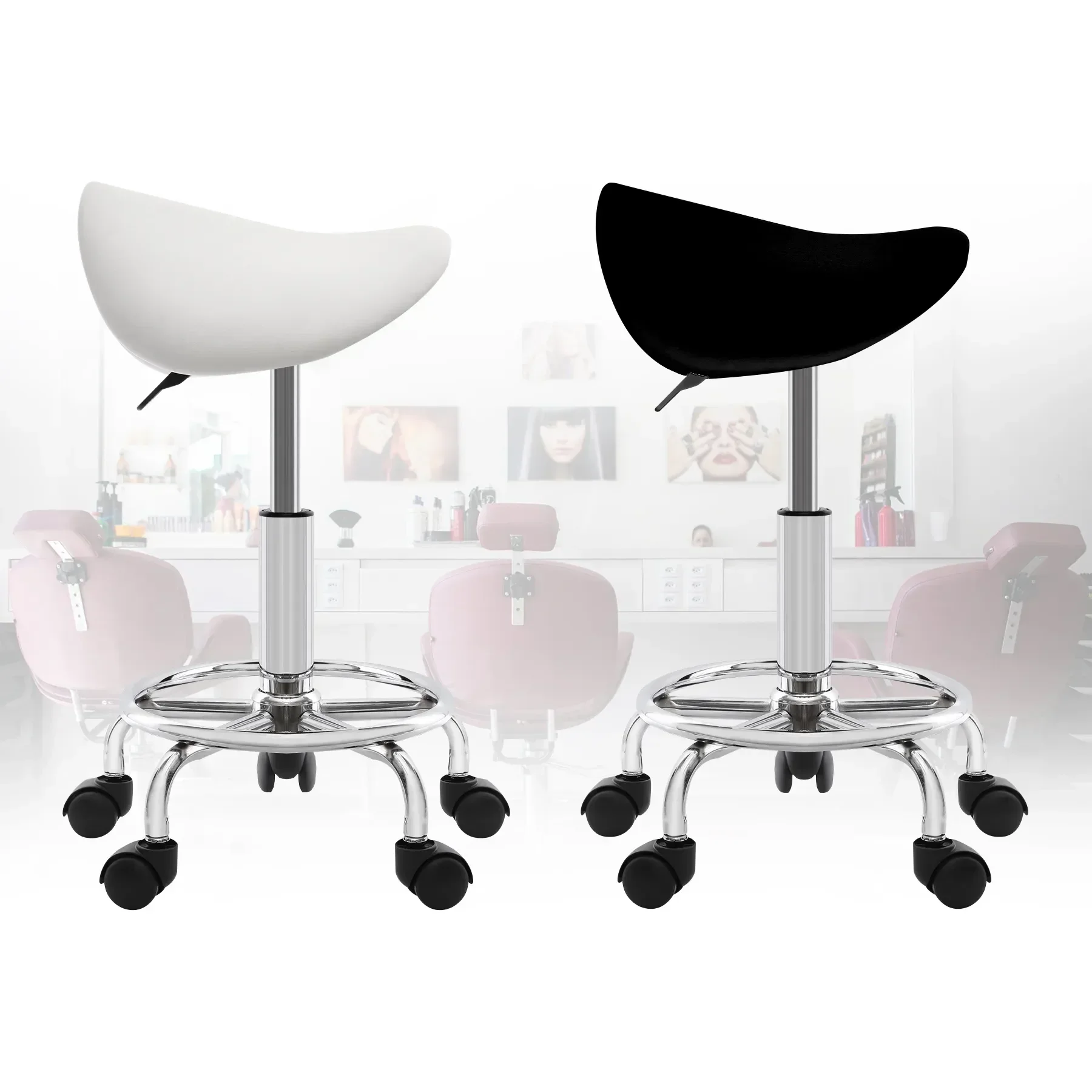 Hydraulic Saddle Salon Stool Massage Chair Tattoo Facial Spa Office Minimalism Barber Barber Chairs Professional Friseurstul
