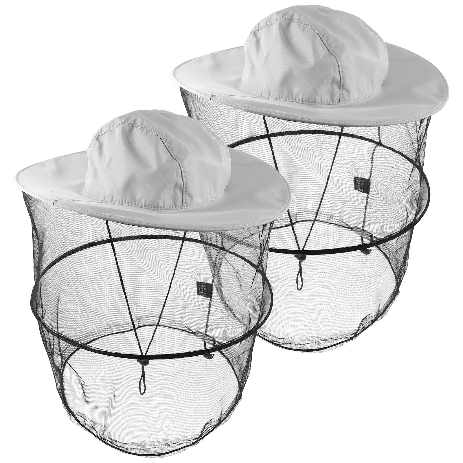 2Pcs Portable Keeper Hat For Hat For Outdoor Work For Beekeepers Folding Unisex Breathable Face Neck