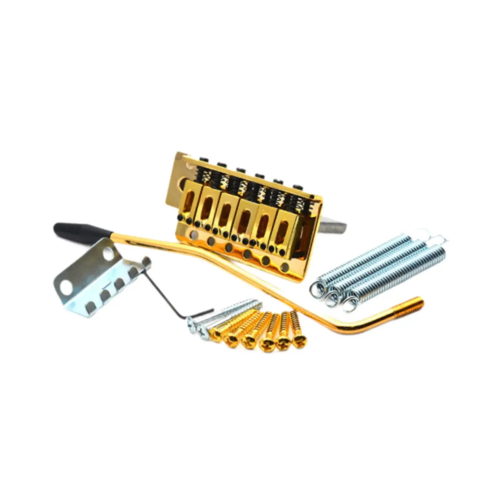 Electric Guitar Bridge 83.5x40mm Tremolo System Adjustable Tightness Kit for Modern Standard Guitars Tuning