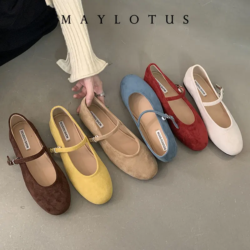 

Brand New Women Flats Round Toe Shallow Slip On Ladies Casual Ballet Shoes Soft Leather Eelgant Dress Shoes Mujer Size
