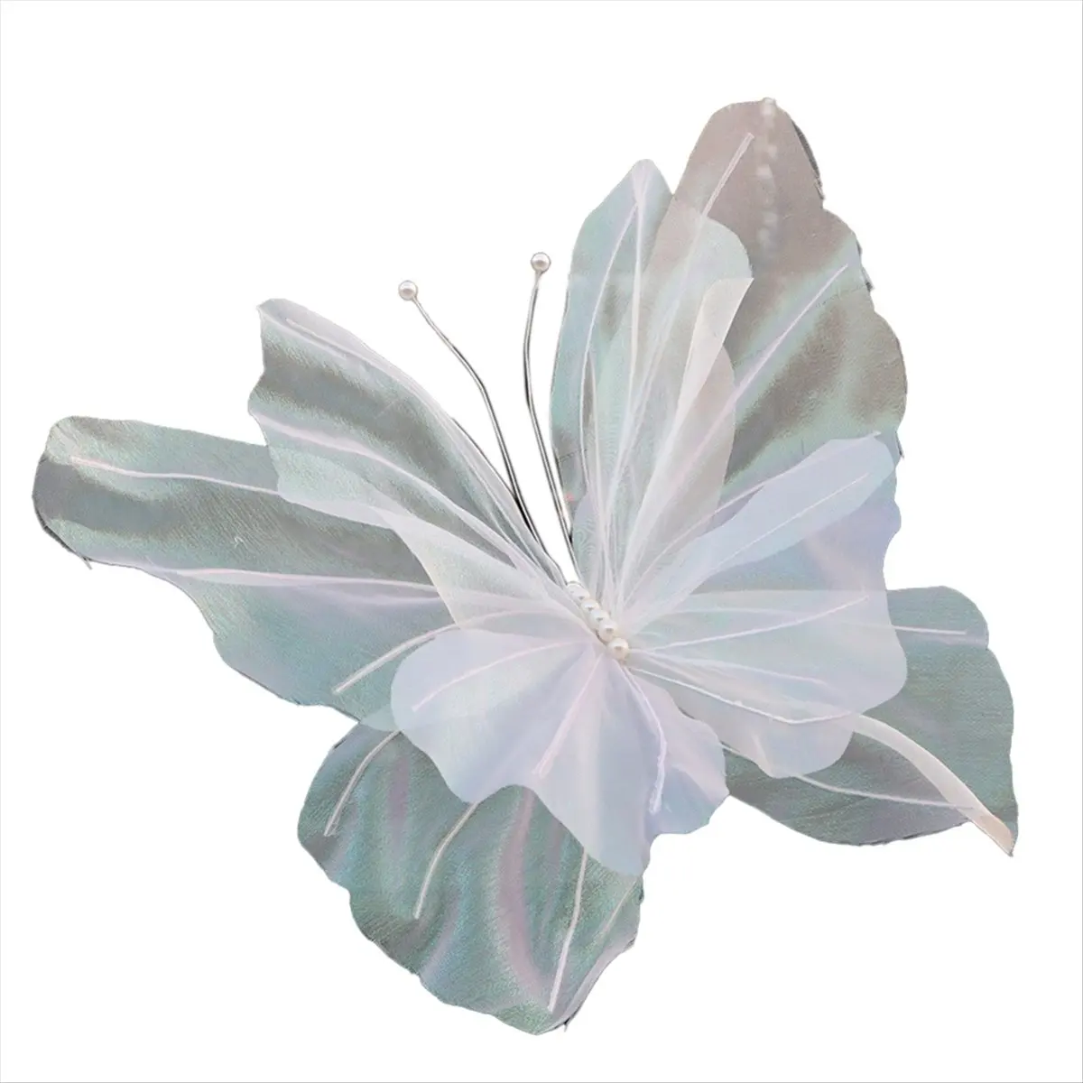 A75K 50cm Big Simulation Butterfly 3D Outdoor Shopping Mall Wedding Service Decoration Fake Butterfly