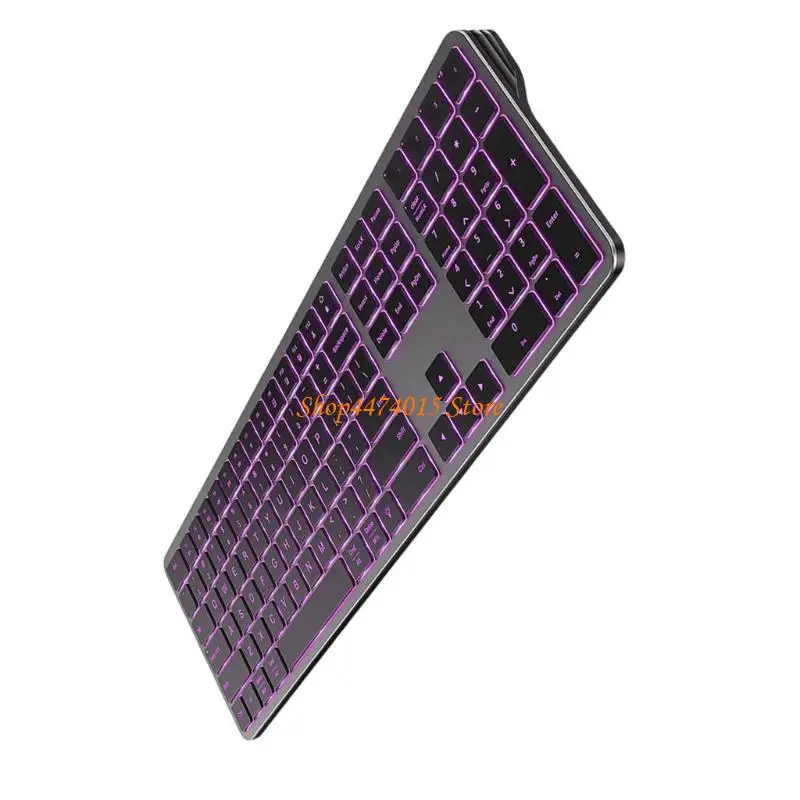 Teclado sem fio K1AA para o teclado backlonds vários dispositivos para uso noturno