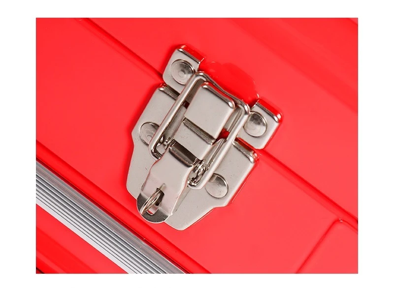 2025 Car-mounted portable hardware utility tool box - large-sized iron tool storage box for household use