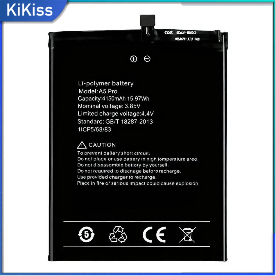 

4150Mah Mobile Phone Battery Reliable Power Supply For Umidigi Umi A5 Pro A5pro High Capacity