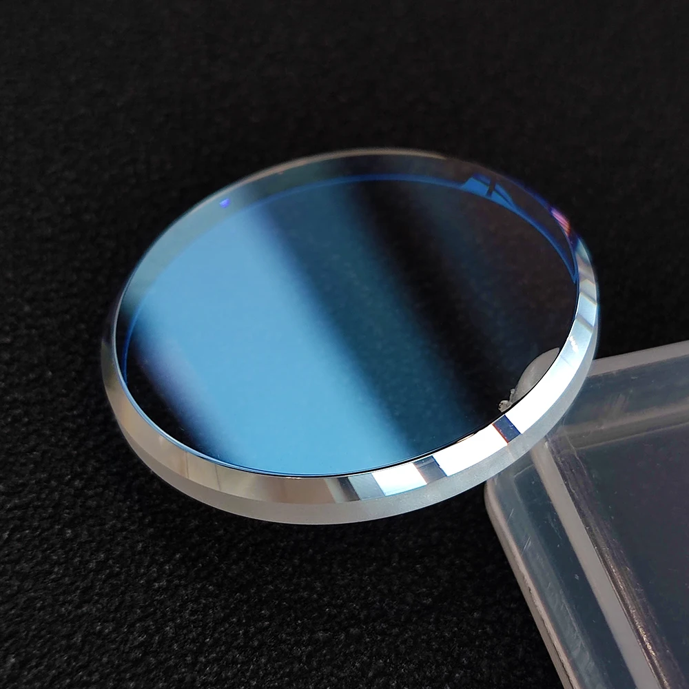 28 مللي متر x 2.8 مللي متر SKX013 SKX015 الياقوت الكريستال شقة الأزرق/الأحمر/واضح/لا AR طلاء زجاج ساعة استبدال Mod أجزاء كبيرة الشطب