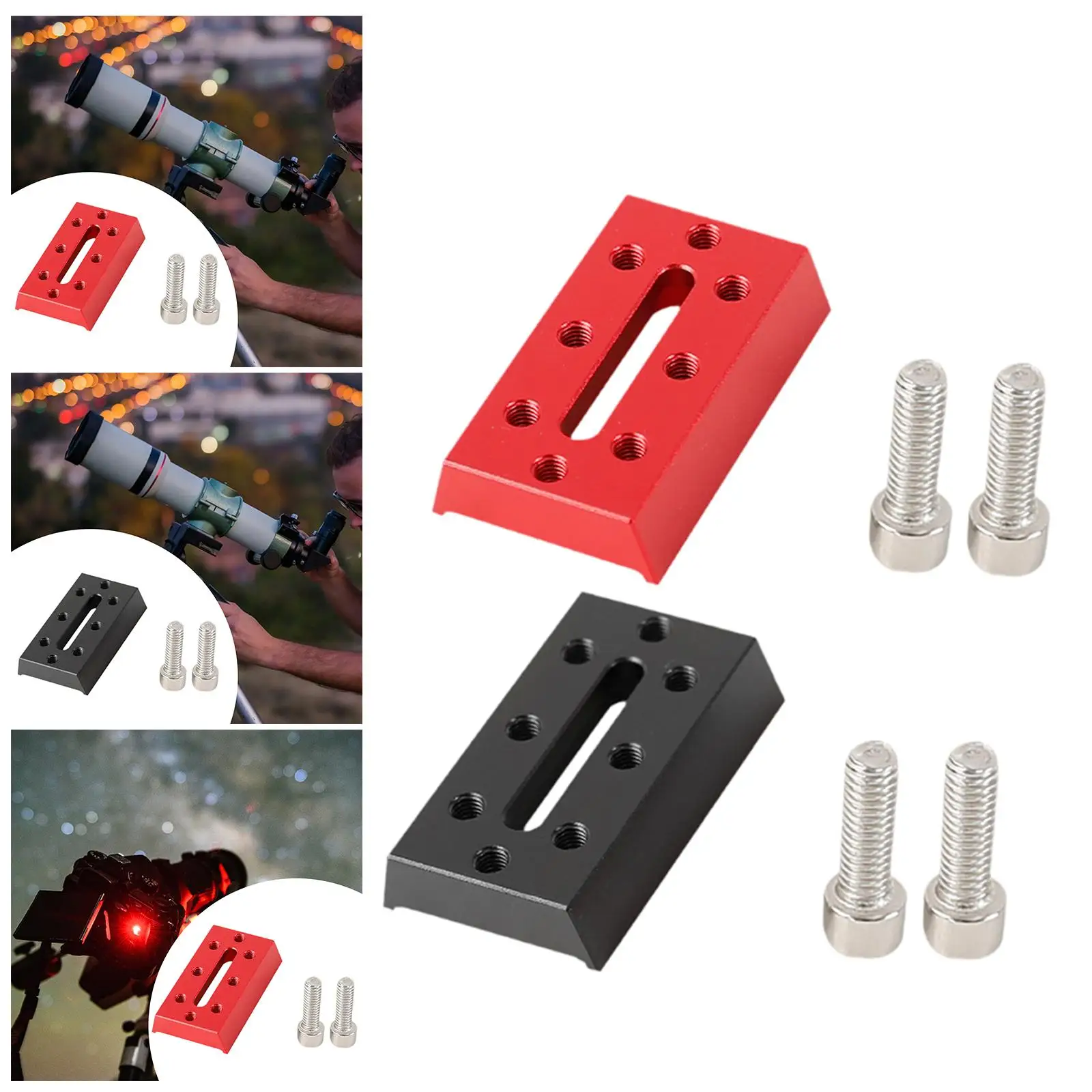 

Block Pad Aluminum Alloy Plate for Photography Ring Telescope Guiding Ring