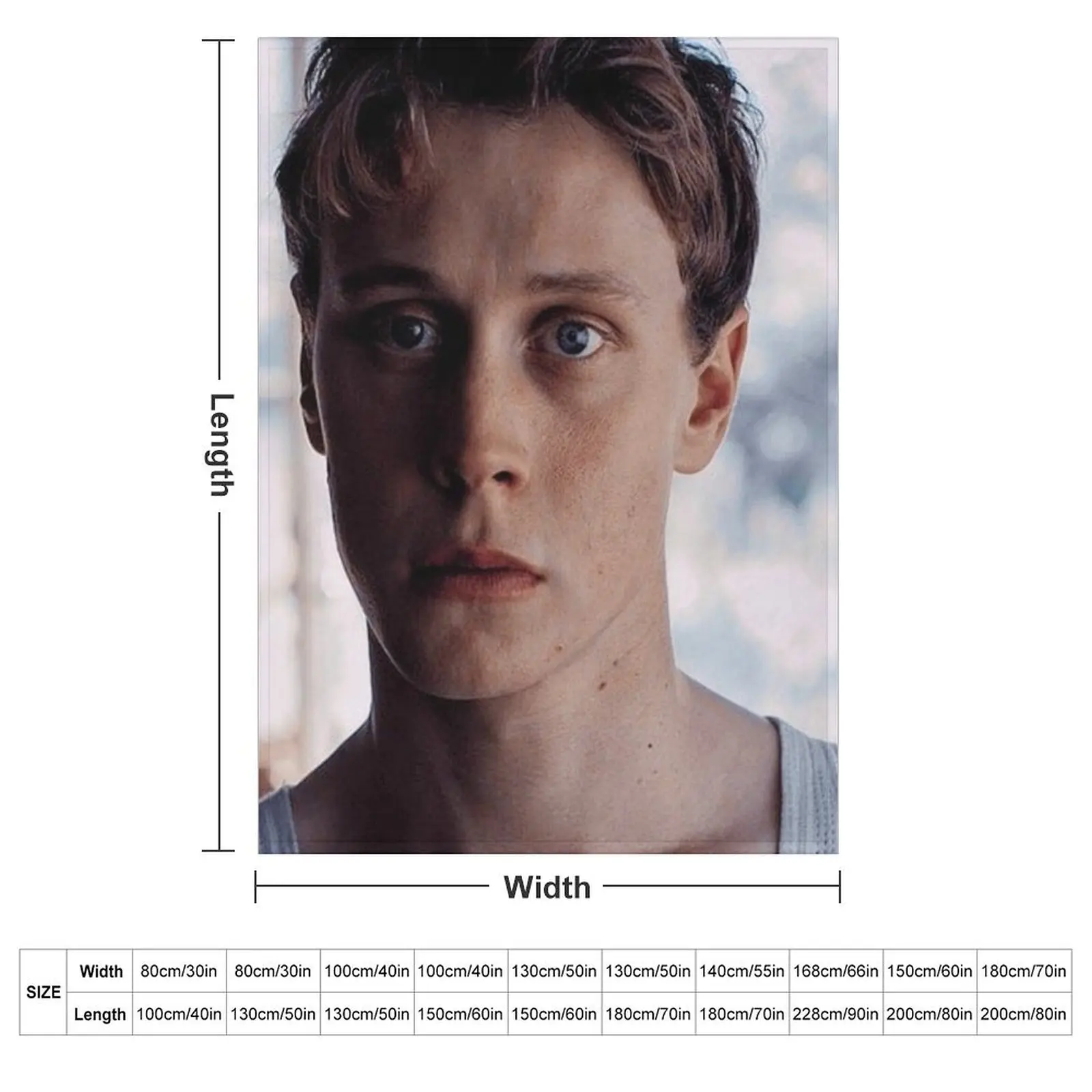 George Mackay Throw Blanket Picnic Bed linens anime Quilt Sofa Shaggy Blankets