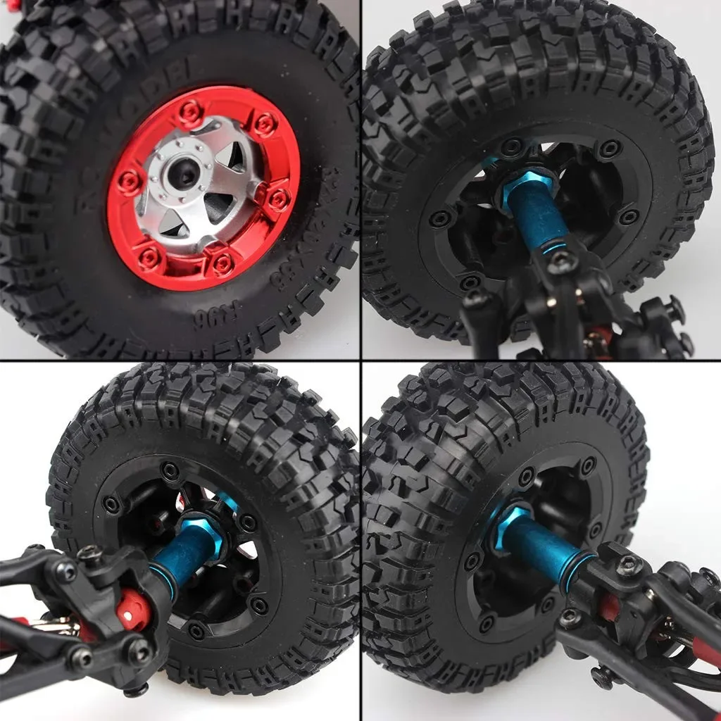4Pcs Aluminum 12mm Hex Wheel Hub Drive Adapter Long 30mm Adaptor Extension Combiner For 1/12 RC Car Crawler Wltoys 12428 12423