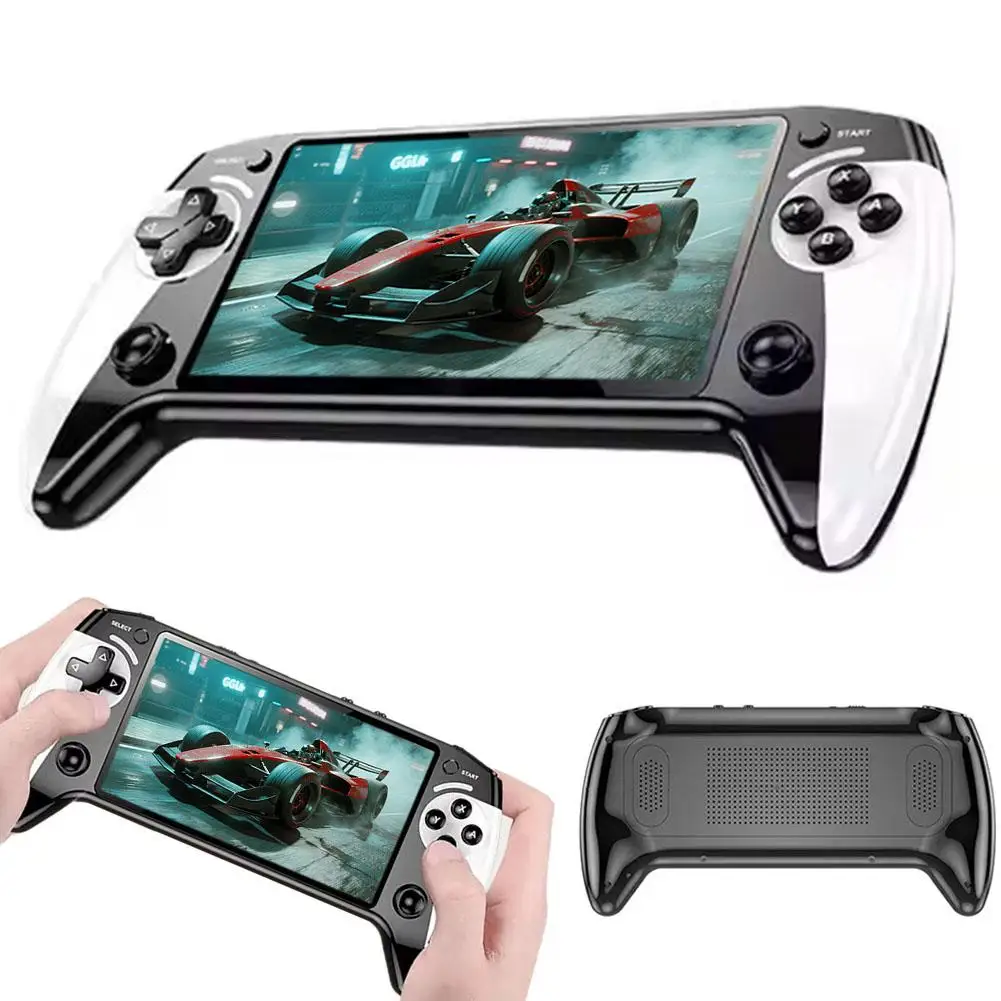 ل X9 وحدة تحكم بجهاز لعب محمول شاشة 5.5 بوصة 10 لعبة لعبة محاكيات الذاكرة الكلاسيكية ممر تحكم المحمولة كبيرة هان H7G3