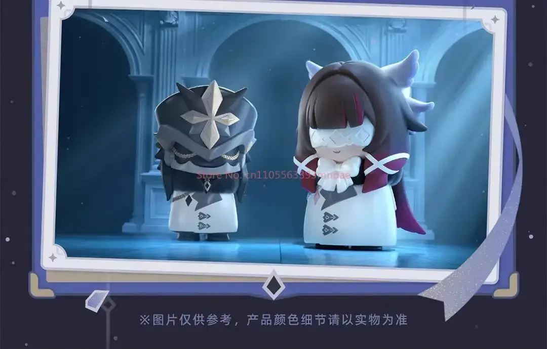 Mihoyo Genshin Impact Fatui Harbinger Q Version Serie Blind Box Desktop Mini Puppe Modell Spielzeug Trend Dekoration Überraschung Geschenke – Detail 35