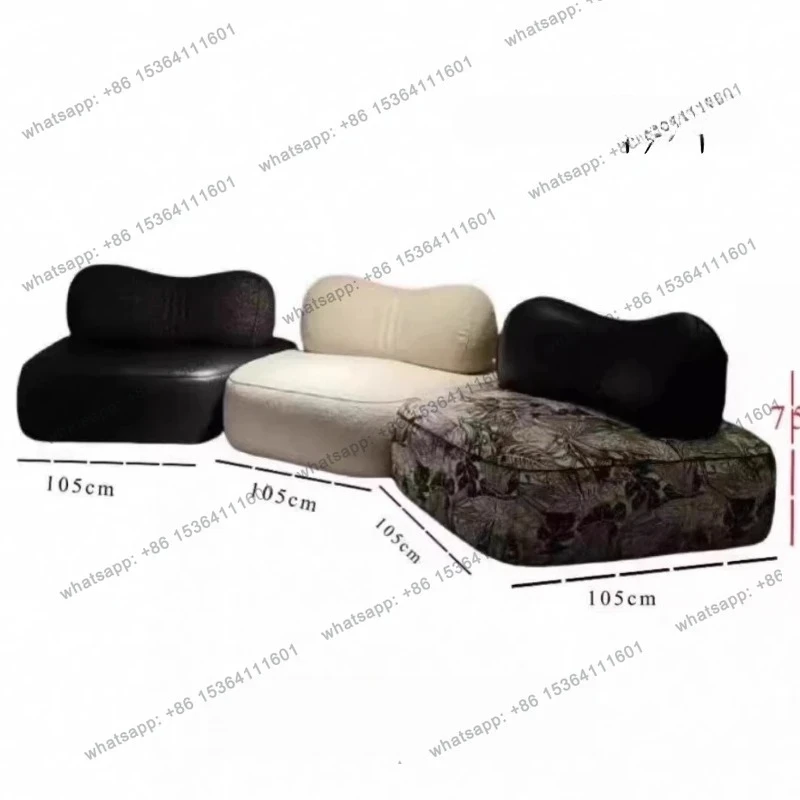 

Floor Living Room Sofas Nordic Fabric Aesthetic Soft Hotel Chaise Couch Salon Accent Modern Woonkamerbanken Furniture Home