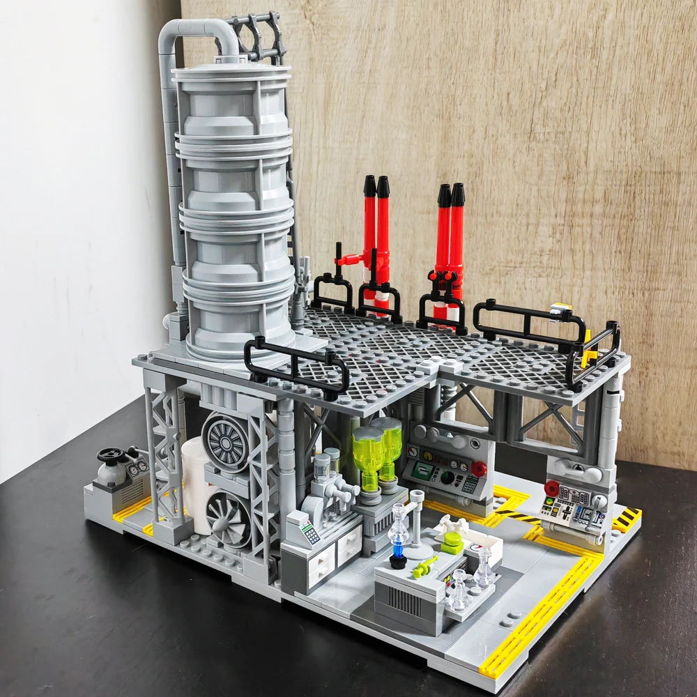 Набор Строительных Блоков Technic Creative Expert С Тематикой Природного Газа И Химической Фабрики Moc Модульные Строительные...