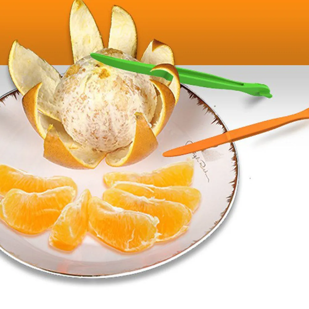 6Pcs Fruit Peeler for Oranges Lemons Pomelos – Compact Portable Citrus Opener, Wear-Resistant Kitchen Tool