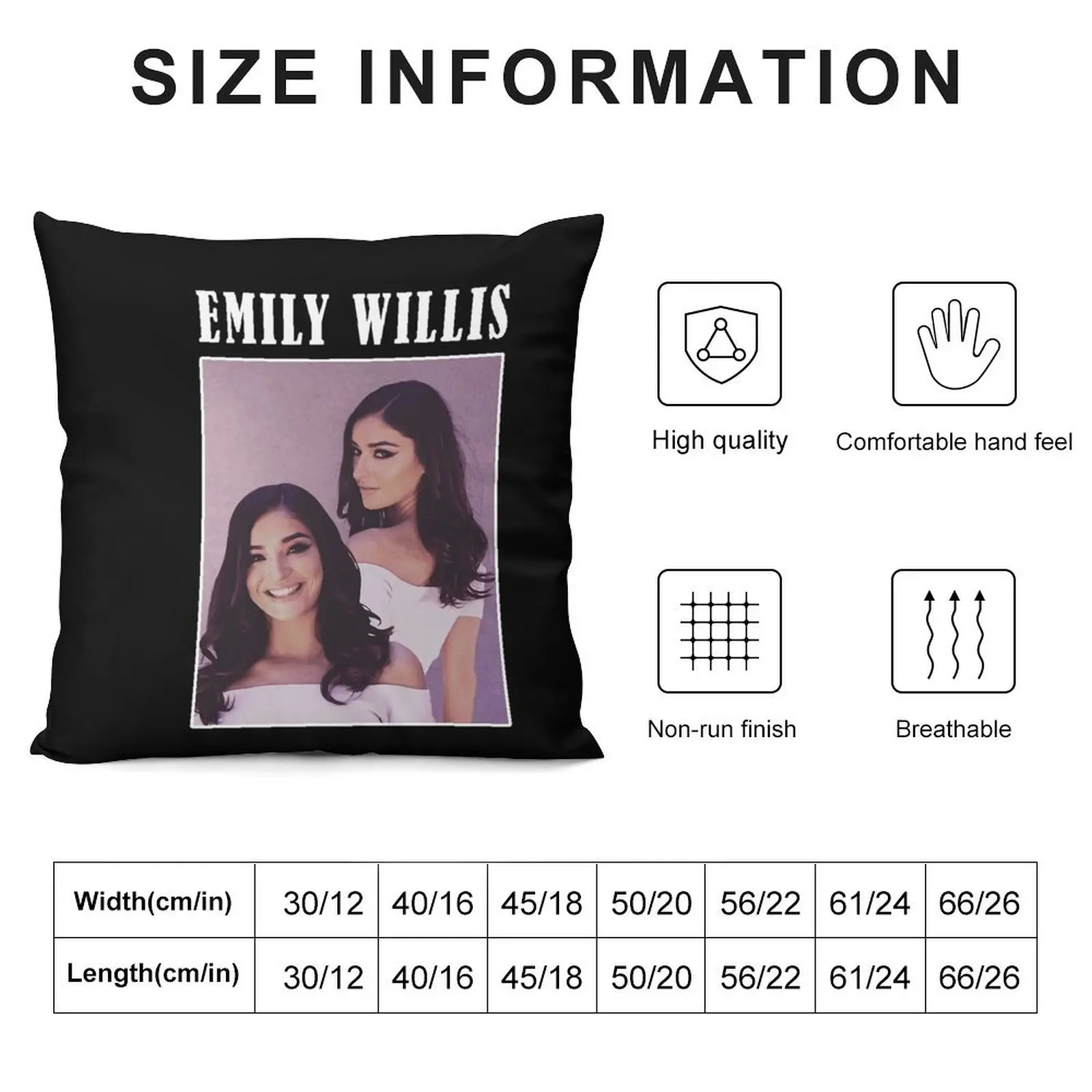 Emily Willis Throw Pillow Cushion Child christmas supplies pillow