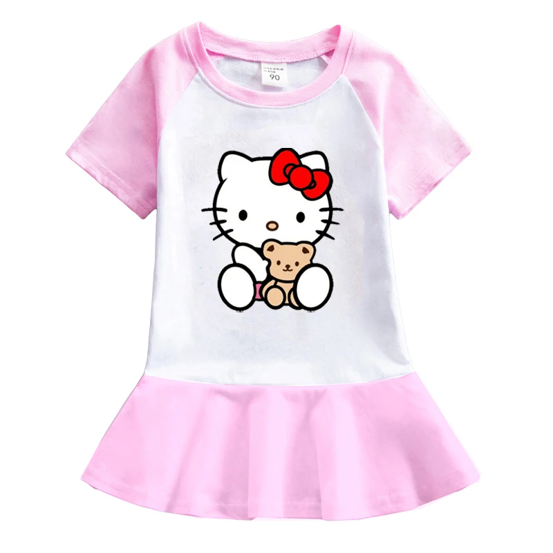 Summer Infant Toddler neonate Cotton Dress Kids Cartoon Minnie Dress Disney Princess Dress abbigliamento per ragazze 1-6 anni