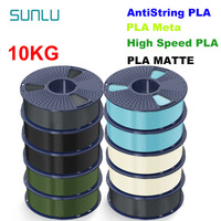 SUNLU 10KG APLA/PLA Meta/High Speed PLA/PLA MATTE Filamnet 1.75mm 10Roll 1KG Neatly Wound 3D Printer Filament for 3D Printer