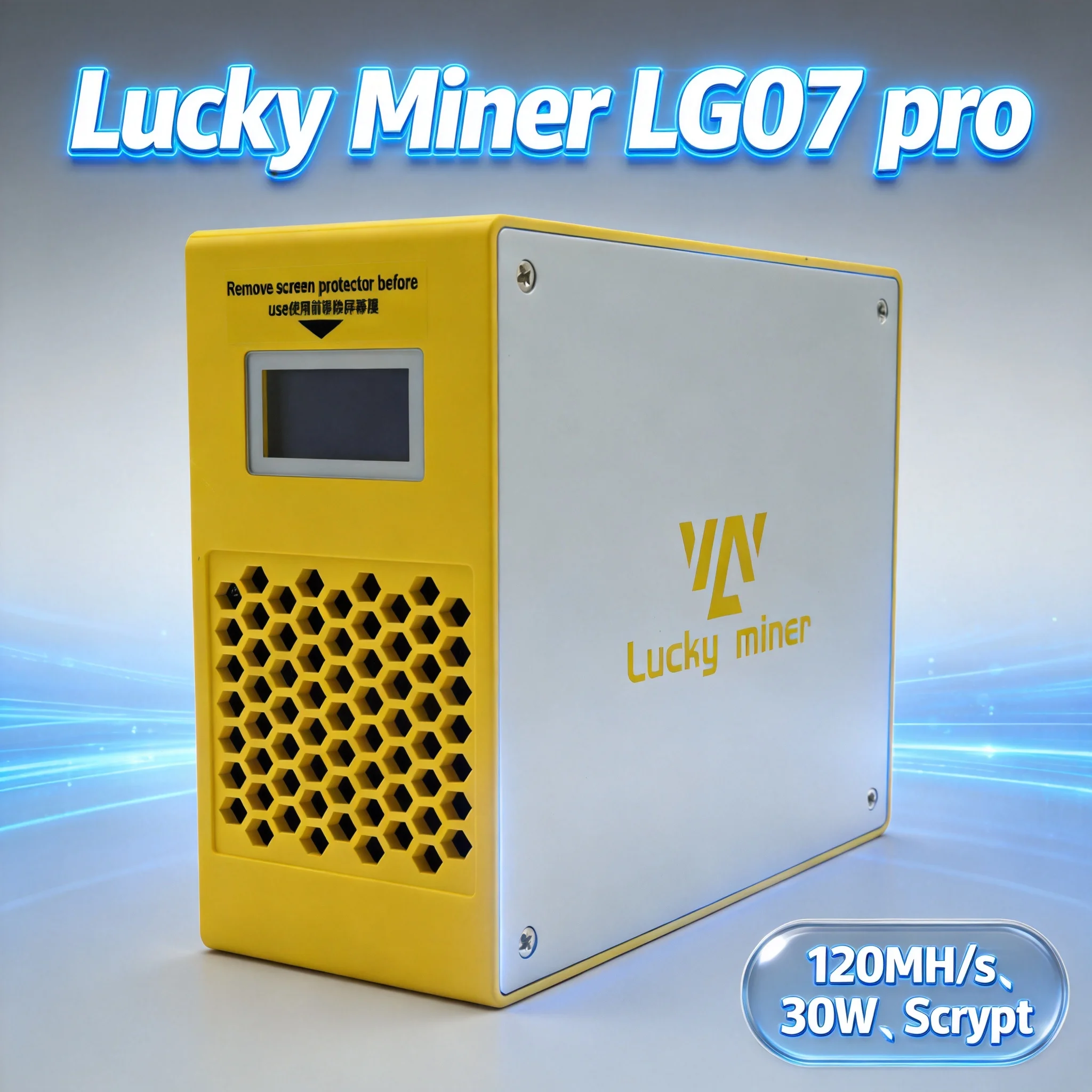 Lucky Miner LG07 Pro 120MH/s Bitcoin Miner Machine ASIC Miner 30W