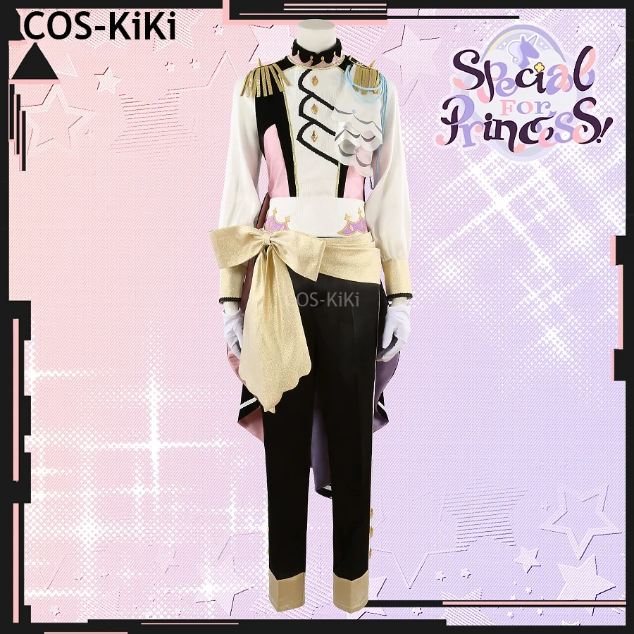 

COS-KiKi Ensemble Stars Esupuri Team Uniform Sagiri Esu/Hanamura Fuyume/Natsu Kanna/Hojo Raika Game Suit Cosplay Costume