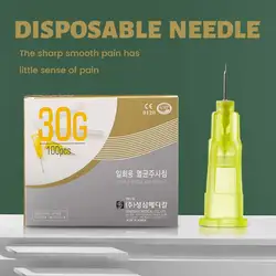 25G 27G 30G 31G 32G 6mm 1.5mm Korea Hot Sale Smooth Precise Painless Disposable Sterile for Teeth Irrigator 34G 4mm Needle