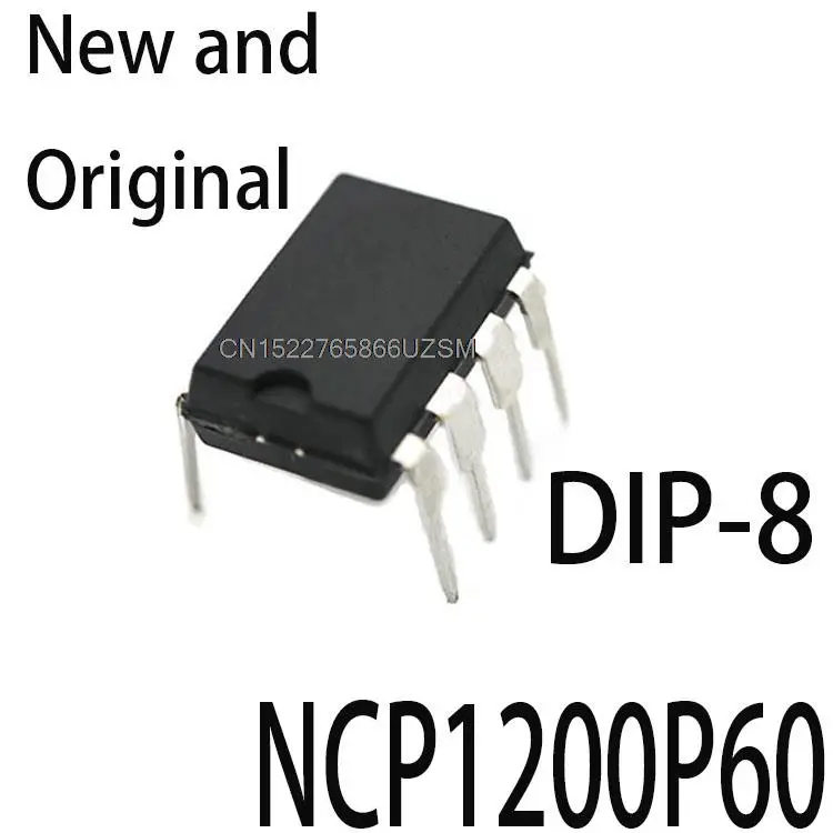 10PCS New and Original DIP-8 1200P60 DIP8 NCP1200P60G DIP NCP1200P60