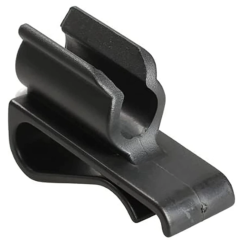 คลิปหนีบถุงกอล์ฟ10แพ็คตัวหนีบไม้พัตเตอร์ทนทานคลิปพลาสติกสีดำอุปกรณ์กอล์ฟ