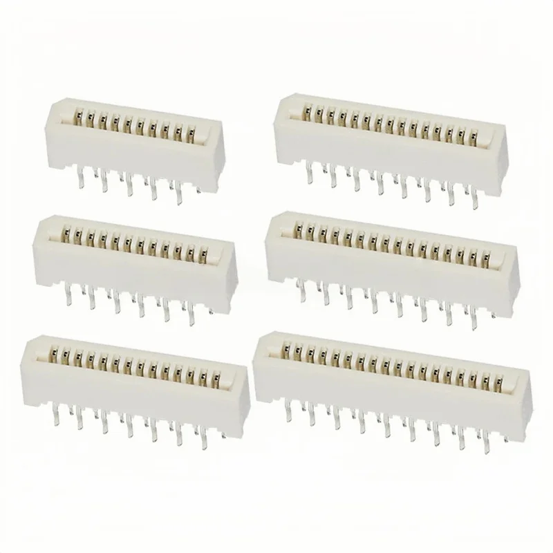 10Pcs 1.0mm FPC/FFC Connector LCD Flexible Flat Cable Socket Double Row 4/5/6/7/8/9/10/11/12/14/16/18/20/22/24/26/28/30/31 Pin