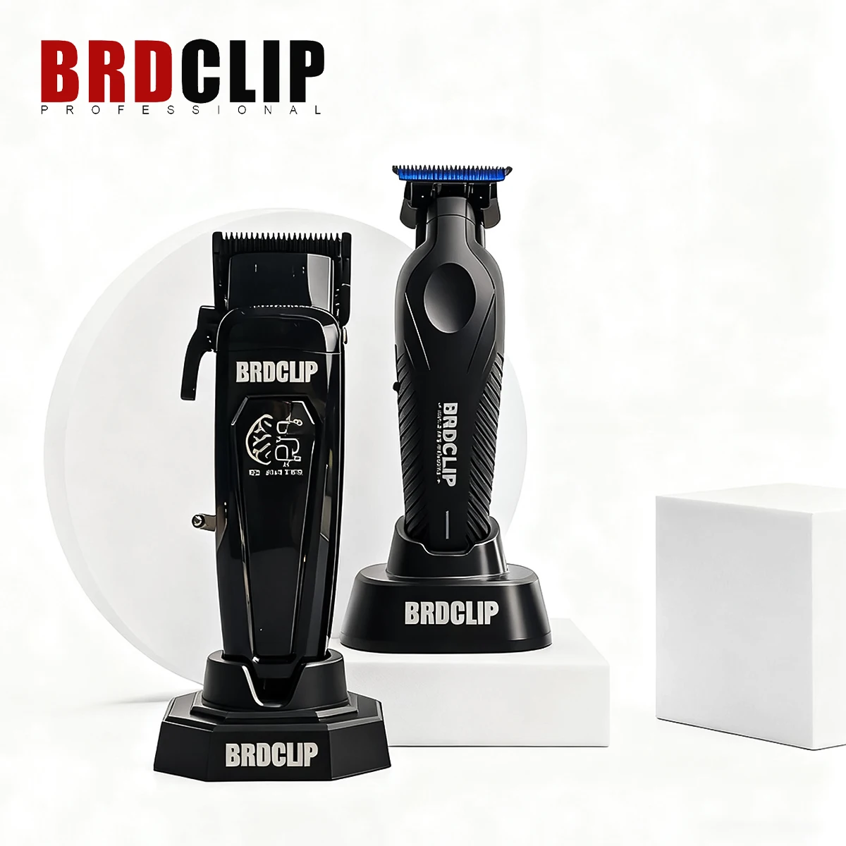 

Профессиональный BRDCLIP 106 7500 об/мин 9615 9000PRM триммер DLC синее лезвие парикмахерская электрическая машинка для стрижки зарядная док-станция машина для стрижки волос