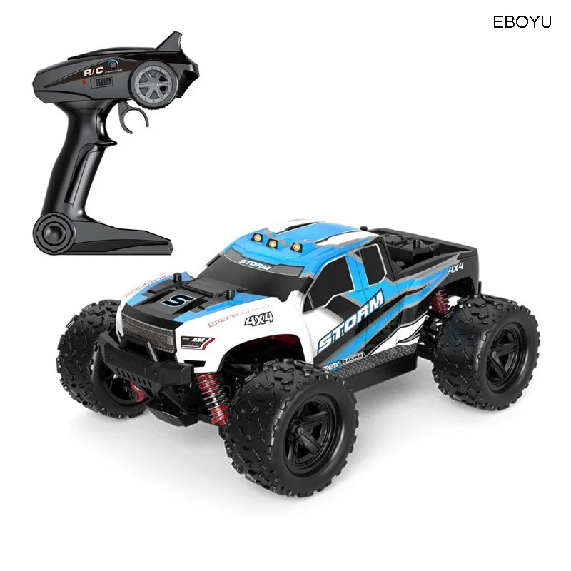 EBOYU 18301/18302 RC Car 1:18 2.4G 4CH 4WD Full-Scale 30km/h High Speed Remote Control Truck RC Crawler Off-Road Climbing Car