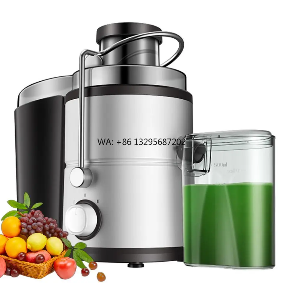

Fresh Fruit & Vegetable Juicer 2 Speeds Settings BPA-Free User-Friendly & Easy Clean-up Compact Juicer Machines