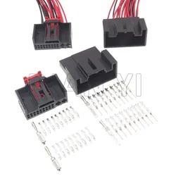 1 Set 20 Way Auto Motor Wire Socket 1K0971975 Air Conditioning Controller Plug AC Assembly For VW Skoda 1-1394805-1 1-1394803-1