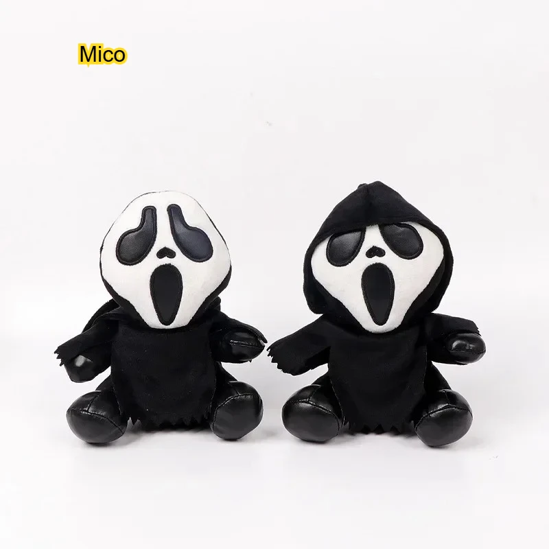 

New 18cm Ghost Face Doll Terror Doll Soft Fill Ghost Face Halloween Decorations 2 options to choose from