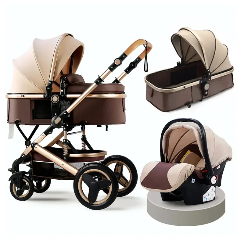 

Cheap Four-Wheel Pushchair,New Design With Big Wheels 3 In 1 Baby Strollers/