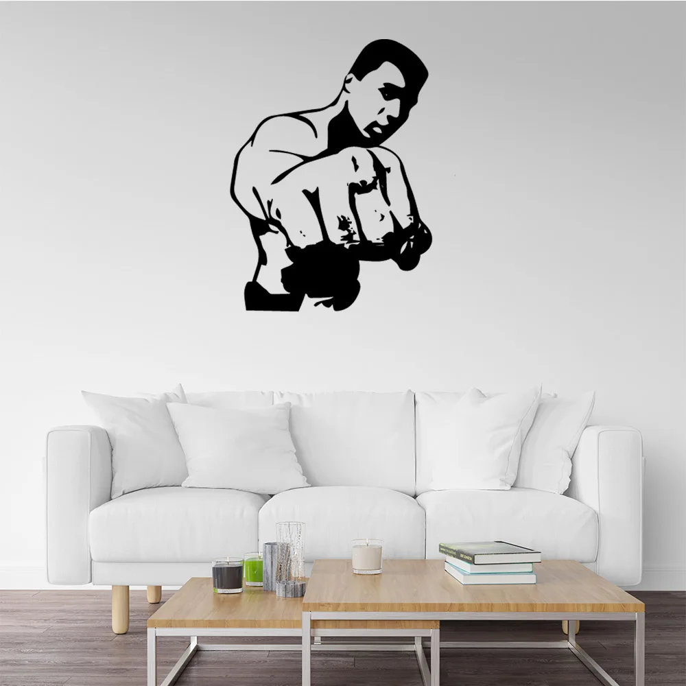 Boxing Wall Sticker Self Adhesive Vinyl Waterproof Wall Art Decal For Kids Room Living Room Home Decor Vinyl Art Decal