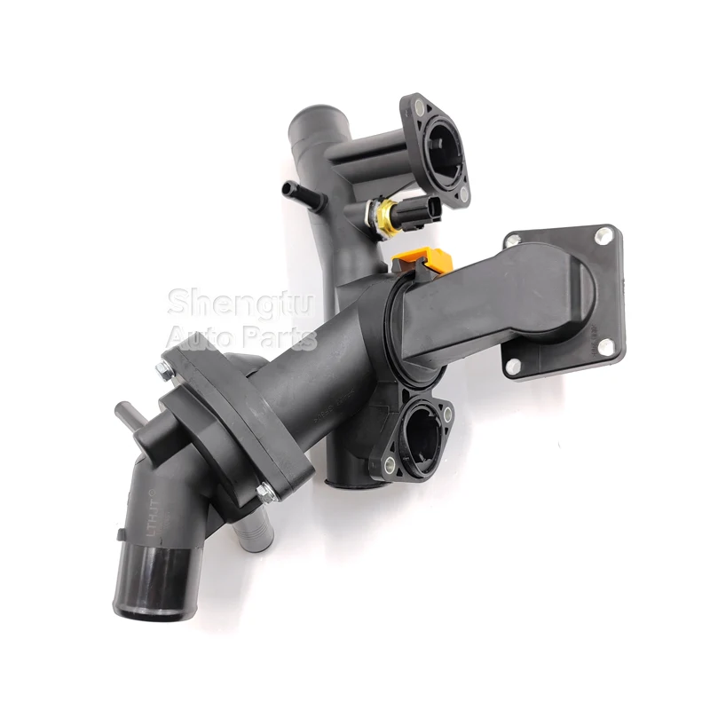 Plastic Thermostat Tube & Housing for LAND ROVER LR3 / DISCOVERY 3 4.4L AJV8 LR005631 Enigne Coolant Thermostat