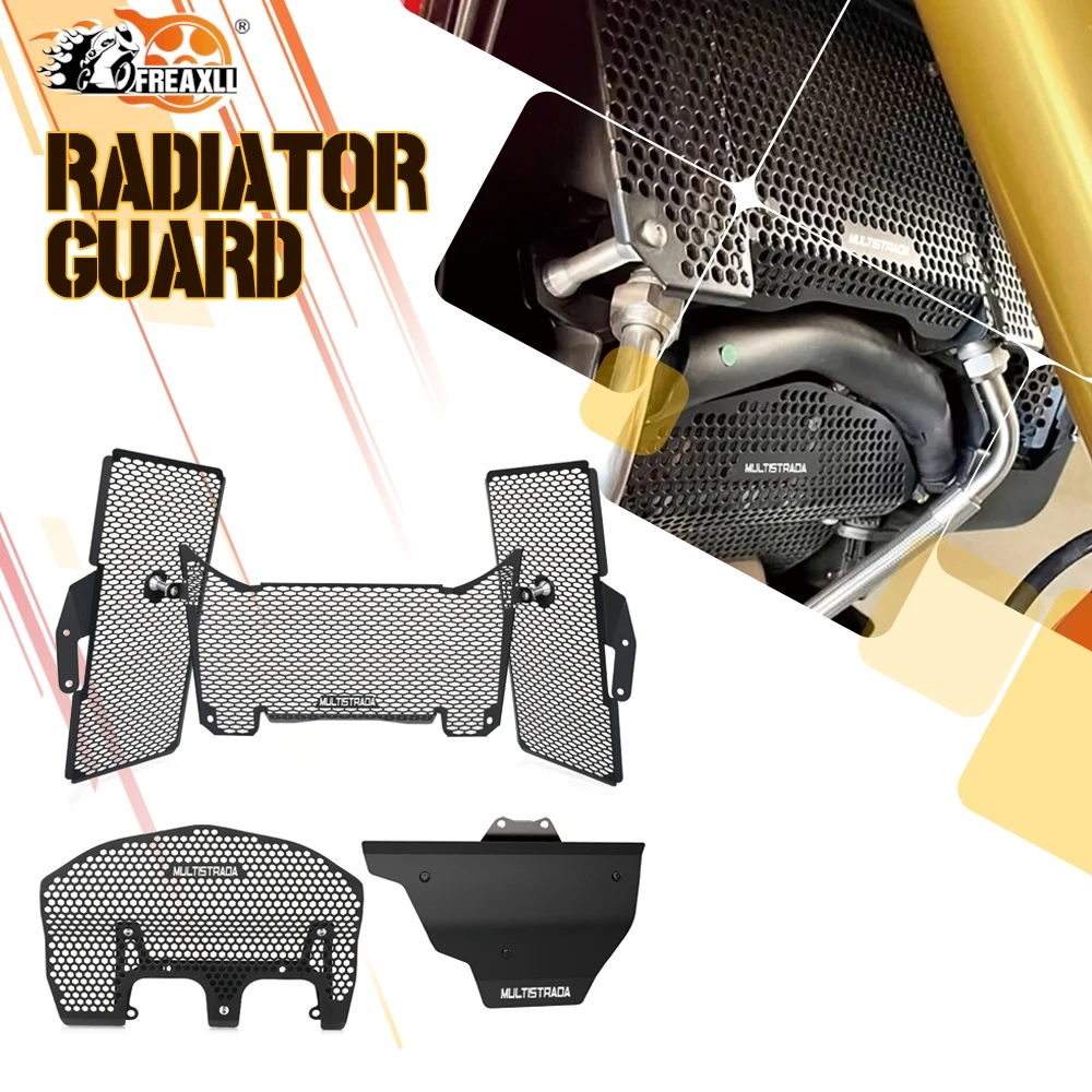 

Новинка для Ducati Multistrada V4 S V4 Pikes Peak V4 Rally/S Sport V4 RS 2021-2026 2025 2024 2023, комплект защиты радиатора и масляного радиатора