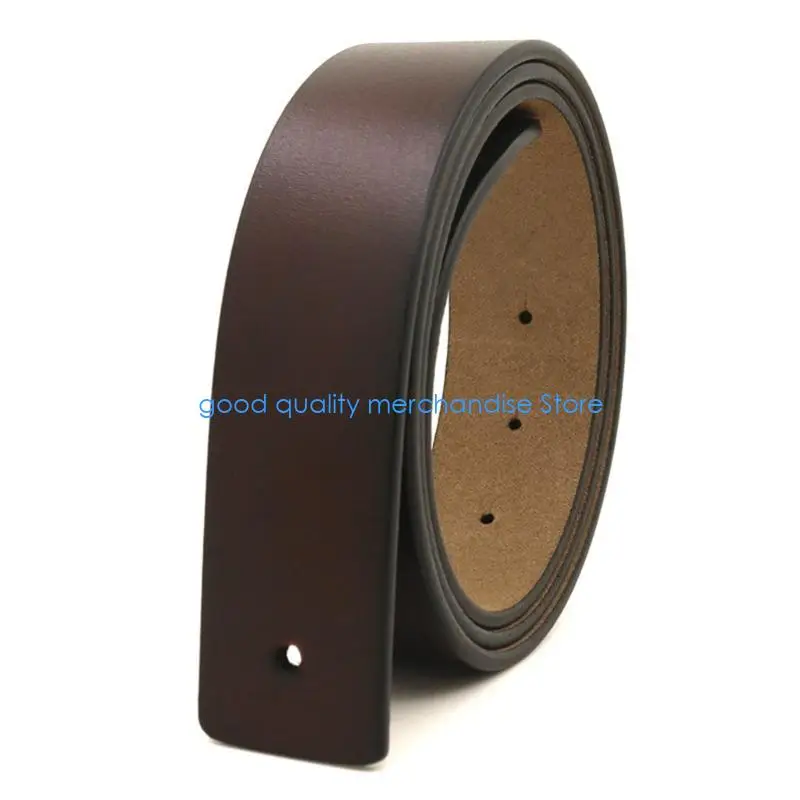 حزام خصر جلدي قابل للتعديل Y5JD للرجال سميك بدون إبزيم استبدال حزام التثبيت #3