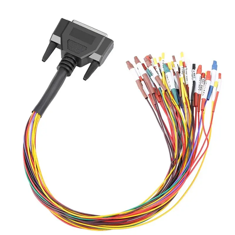 Jumper Cable For GODIAG AUTO TOOLS For GT100 OBD II Break Out Box ECU Connector- Colorful DB25 For GT100