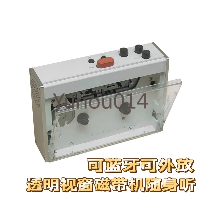 

Bluetooth Enabled External Playback, High Transparency Window Cassette Player, Walkman, Vintage Band