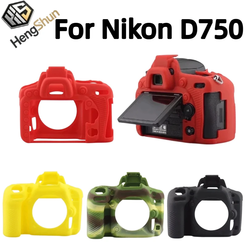 Protective Body Cover Protector Camera Bag For Nikon D750 Soft case Armor Skin Case Body Cover + 1PCS free tempered film