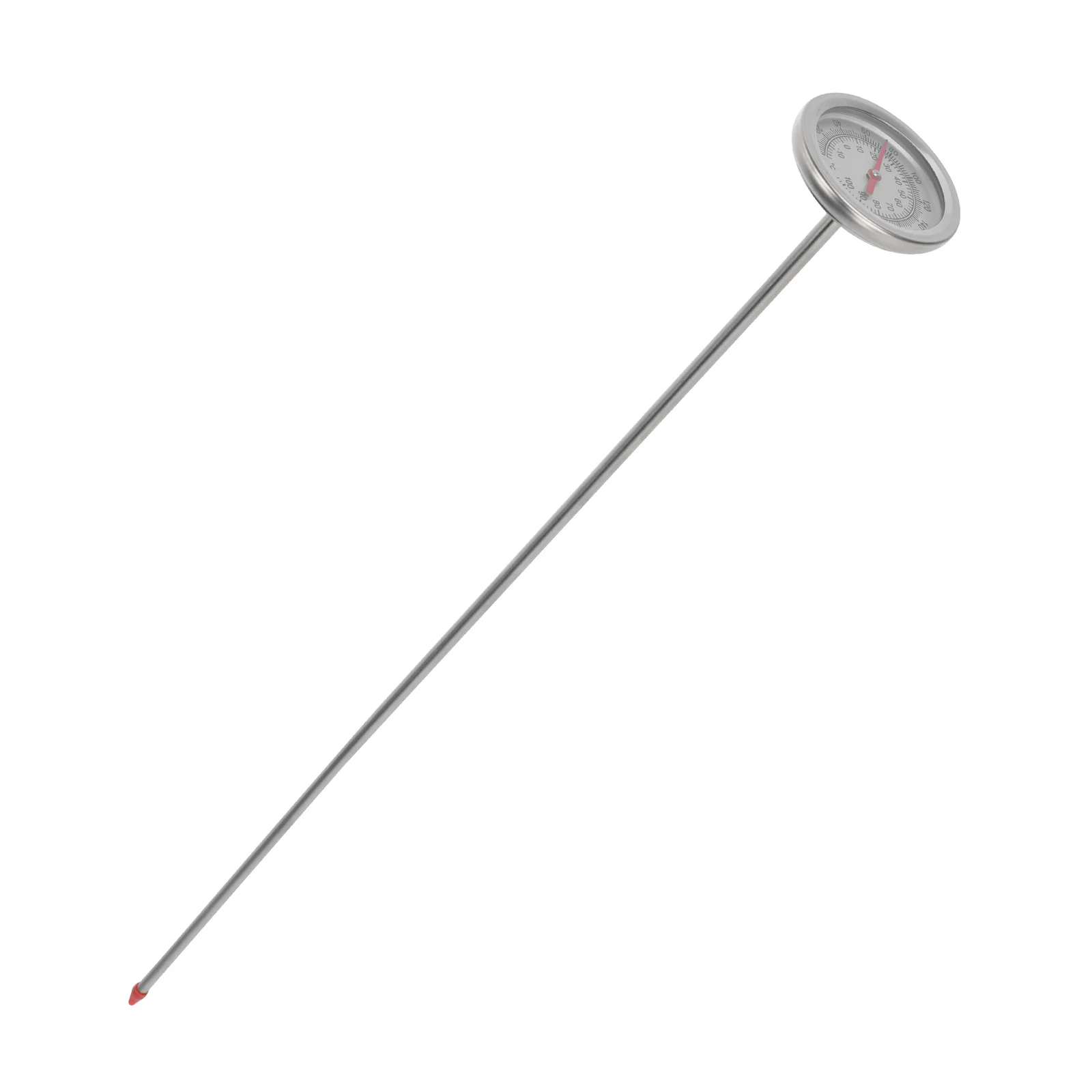 

1pcs Soil Thermometer 50cm Stainless Steel Elongated Probe -10 to 100°C Gardening Tool Compost Temperature Measuring Instrument