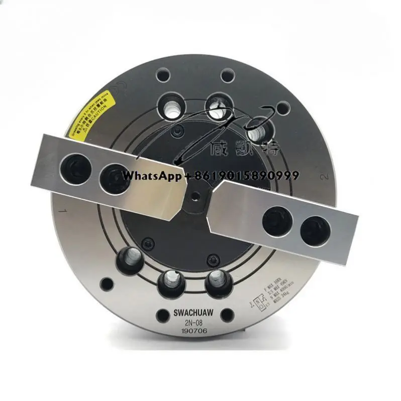 

TEBAK 2 Jaw Lathe Chuck 4/5/6/8/10/12 Inch 2Jaw 4Jaw Dynamic Non Through Hole Hydraulic Chuck Power Chuck for CNC Lathe Machine