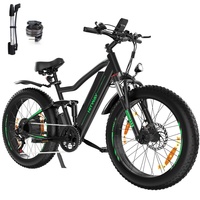 HITWAY BK9S- Peak 750W48V15AH Electric Mountain Bike26-inch FatTire All-TerrainOff-Road Dual Suspension Shock Absorbing Climbing