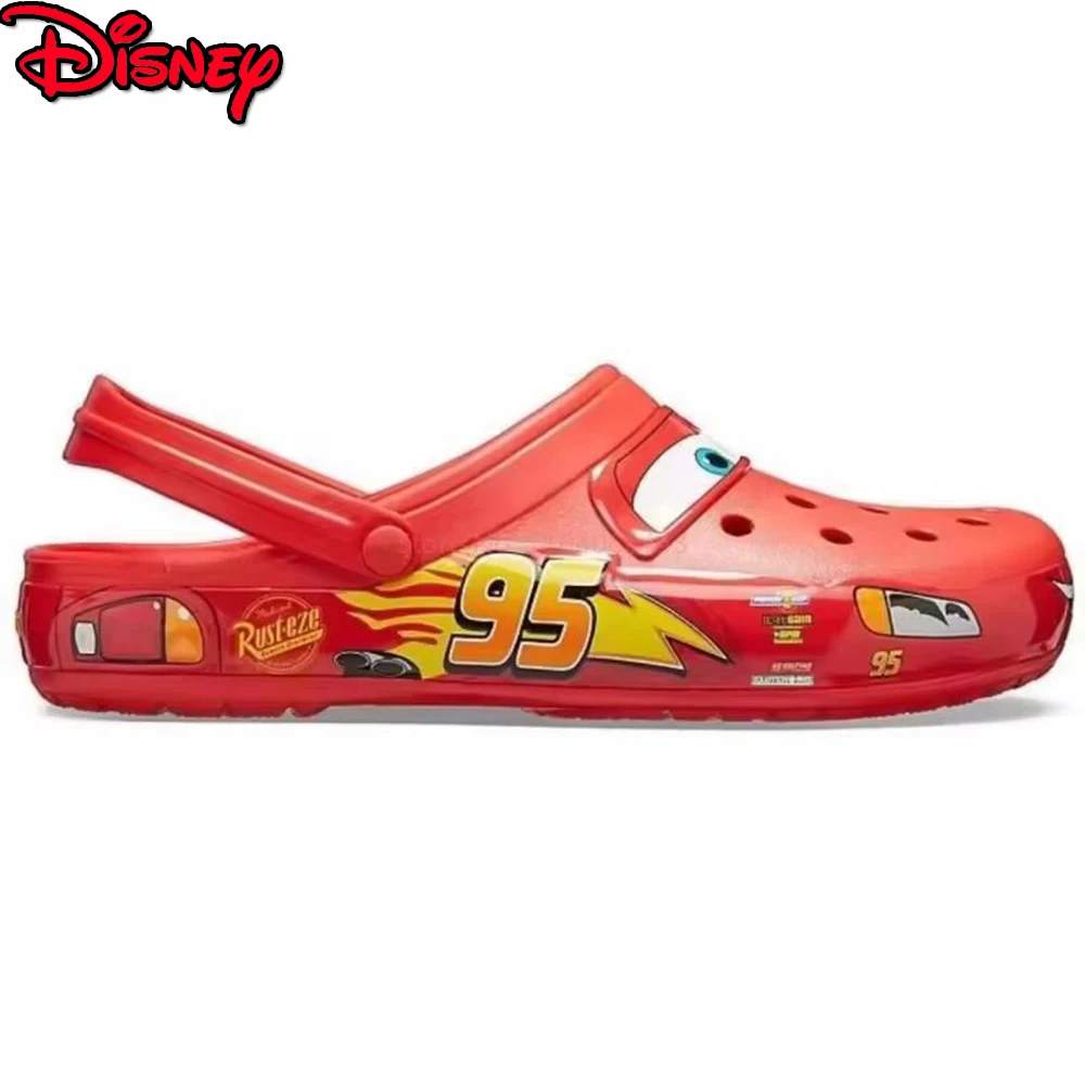 Nieuwe Disney Mcqueens Pix Cartoon Effen Waterbestendig Dwaterdichte Slippers Gat Outdoor Sandalen Casual Sandalen Ademend Eva Volwassene