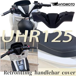 For Haojue UHR125 motorcycle Handlebar cover,  Carbon fiber shell housing, refitted accessories Handle cover