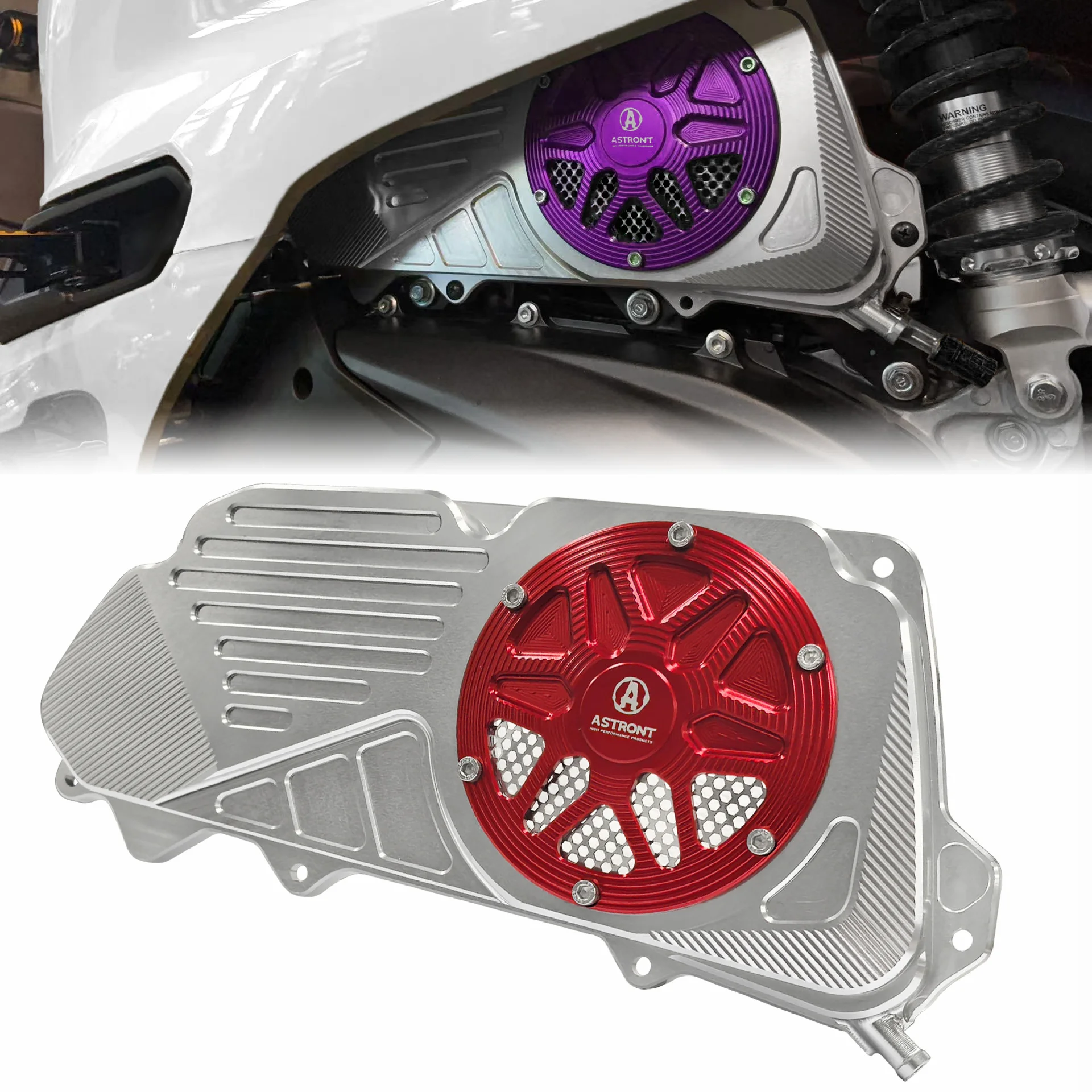 Aluminum Alloy Air Filter Shell Cover Airbox Cap Guard Modified Parts For Honda Giorno 125 Lead 125 Motorcycle