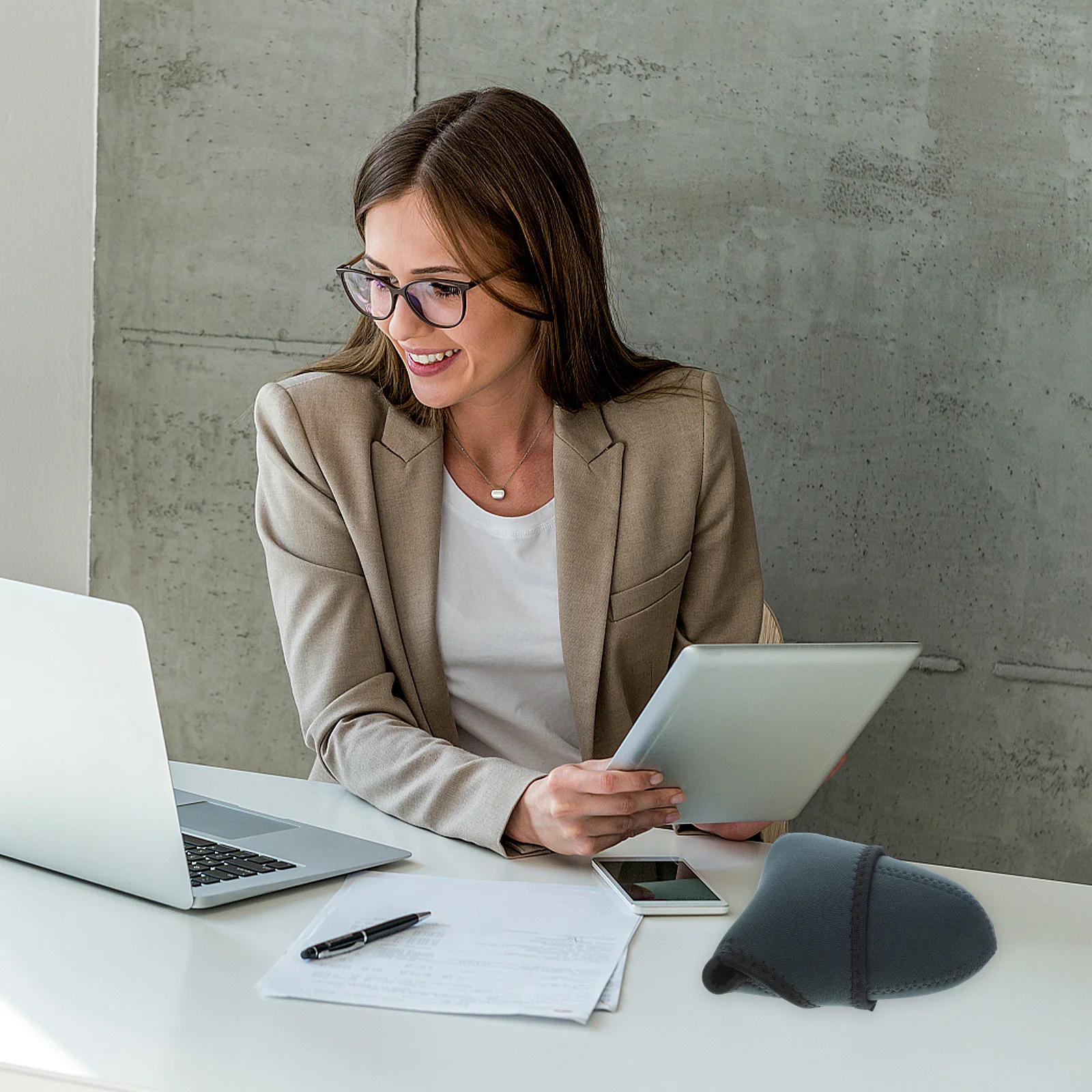 حقيبة كاميرا إدراج حقيبة مبطنة من النيوبرين لعدسات Dslr ومضات توسيد ناعم متعدد الوظائف تخزين مريح السفر