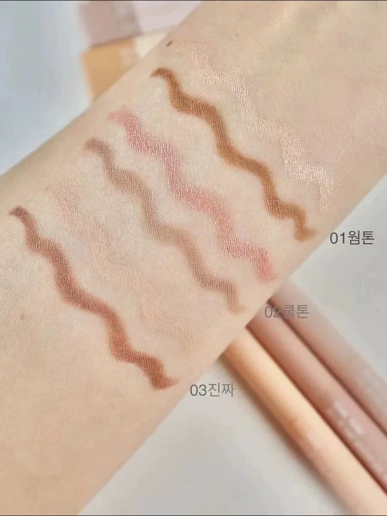 Korean Makeup Colorgram All in one Dual Eyeliner Eyeshadow Highlighter Natural Long-Lasting Shadow Rare Beauty Cosmetics